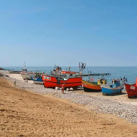 Comfortable With A Fireplace And Terrace, Ferienhaus Jarosławiec